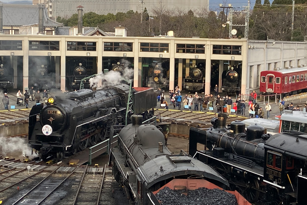 京都鉄道博物館の扇形車庫