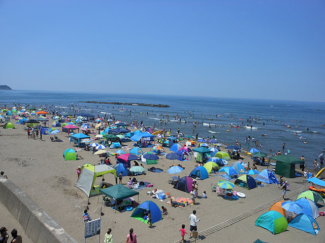 新潟県の石地海水浴場