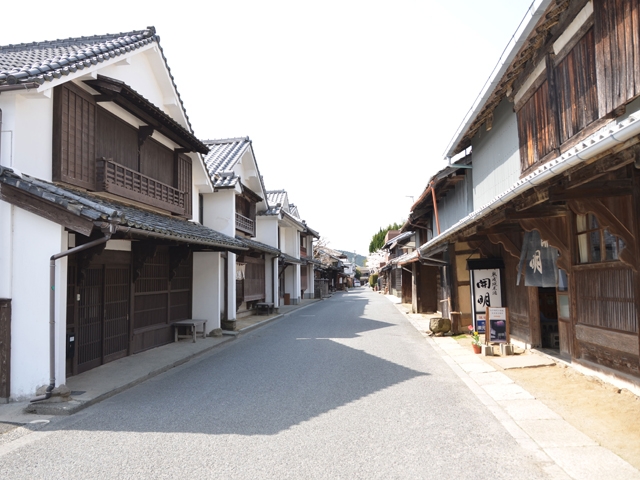 卯之町の町並み