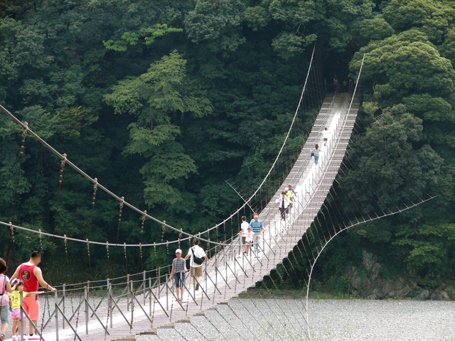 塩郷の吊橋