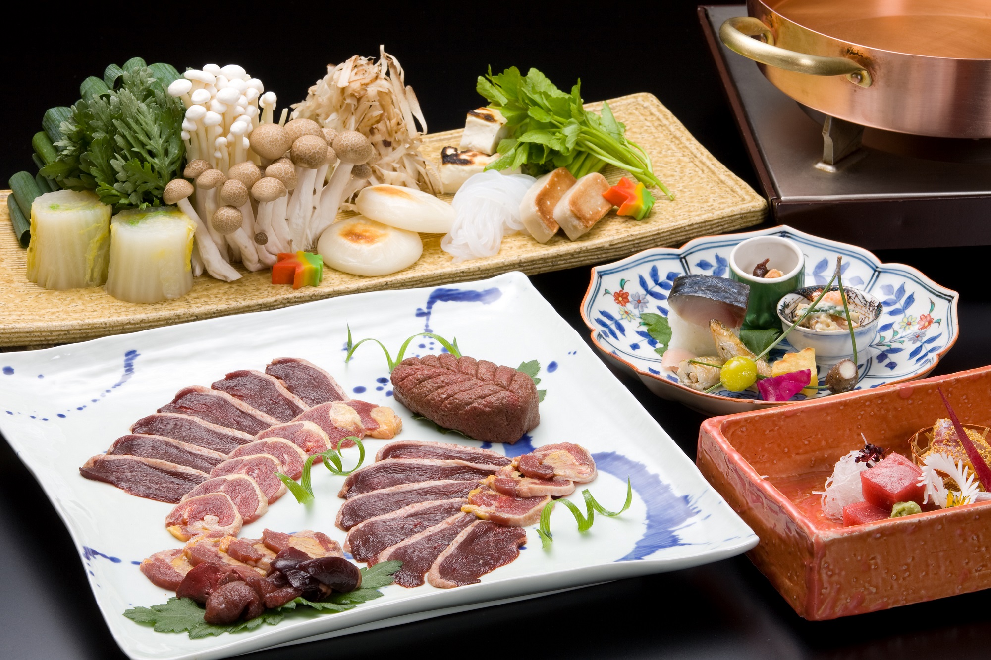 尾上温泉旅館紅鮎_料理