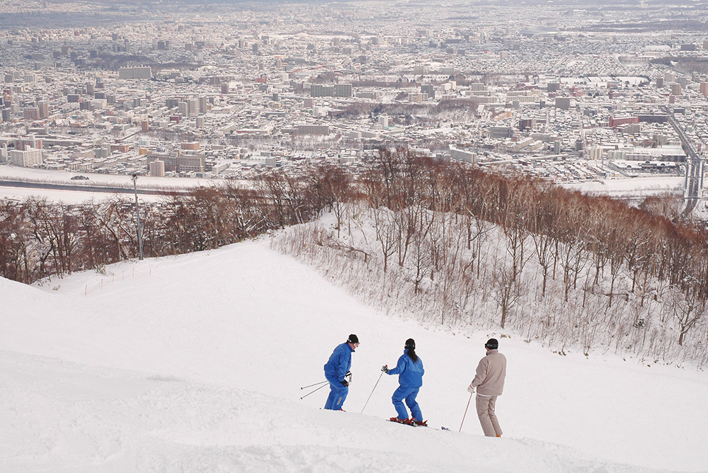 札幌観光　札幌藻岩山スキー場