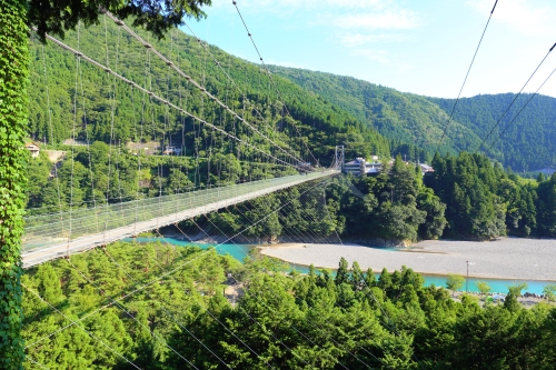 谷瀬の吊り橋