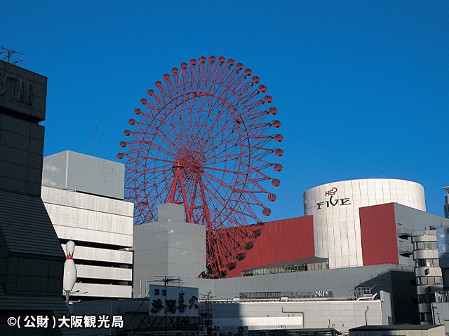 大阪天保山のHEP FIVE 観覧車