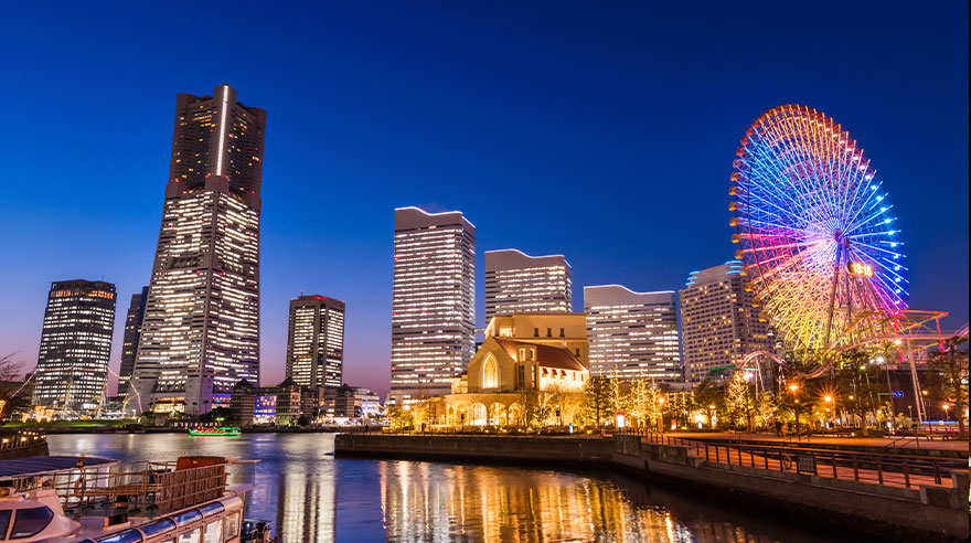 横浜みなとみらいのイルミネーション