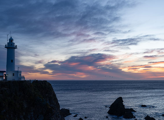 大王埼灯台からの日の出