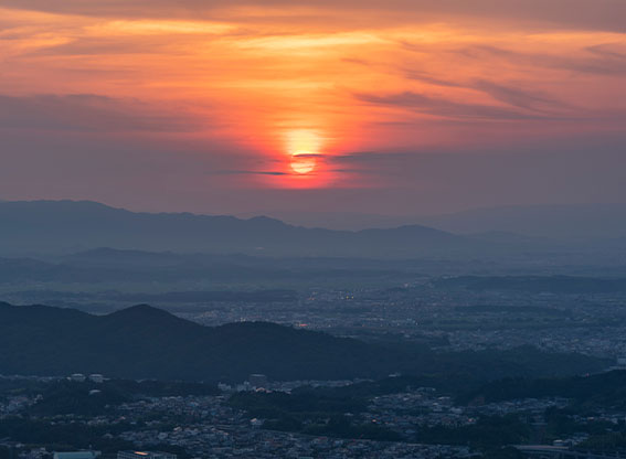 伊勢志摩スカイライン（一宇田展望台）の初日の出