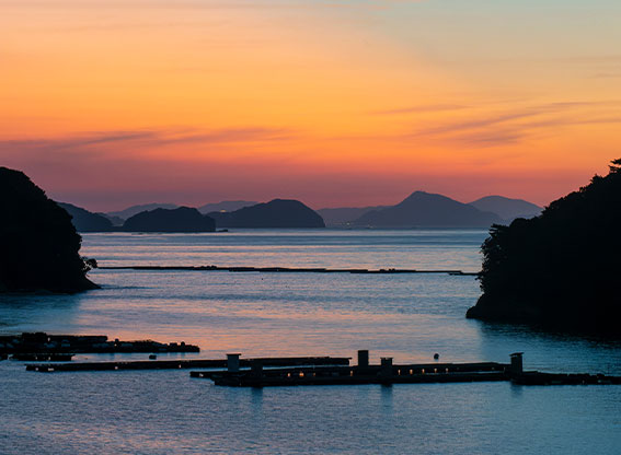 鳥羽湾からの初日の出